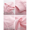 image:imageFlygo Unisex Boys Girls Hoodie Sweatshirt Zip Up Hooded Thin JacketsPink