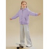 image:imageFlygo Unisex Boys Girls Hoodie Sweatshirt Zip Up Hooded Thin JacketsPurple