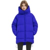image:imageFlygo Womens Hooded Quilted Puffer Jacket MidLength Padded CoatBlue