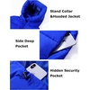 image:imageFlygo Womens Hooded Quilted Puffer Jacket MidLength Padded CoatBlue