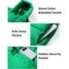 image:imageFlygo Womens Hooded Quilted Puffer Jacket MidLength Padded CoatGreen