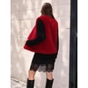 image:imageFlygo Womens Sleeveless Fluffy Faux Fur Vest Open Front Fall WinterRed