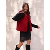 image:imageFlygo Womens Sleeveless Fluffy Faux Fur Vest Open Front Fall WinterRed