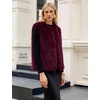image:imageFlygo Womens Sleeveless Fluffy Faux Fur Vest Open Front Fall WinterWinered