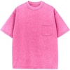 image:imageFlygo Boys Oversized Tshirt Acid Wash Vintage Cotton Crewneck 514YRose