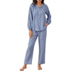 image:imageFlygo Womens Gingham Pajama Sets Y2K Cotton 2 Piece Lounge SetsNavy