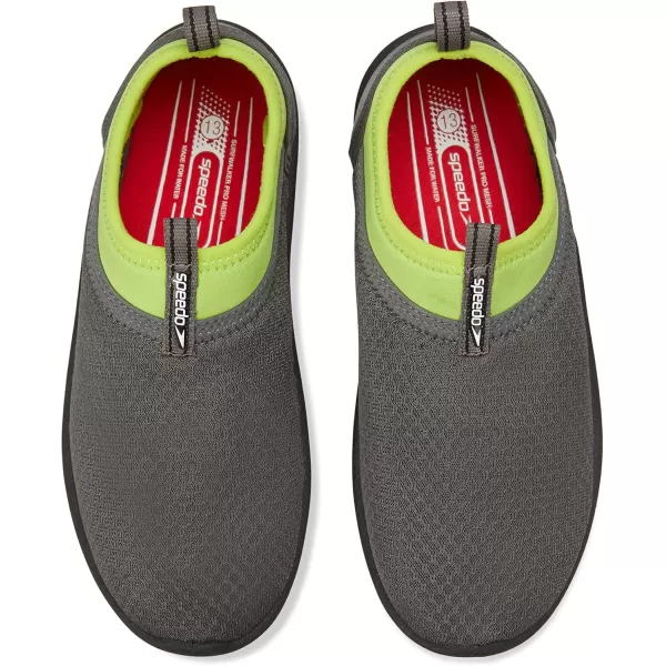 Speedo UnisexChild Water Shoe Tidal Cruiser Toddler Unisexblackdark gull grey67 Toddler Unisex Baby USGrey