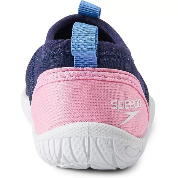 Speedo UnisexChild Water Shoe Tidal Cruiser Toddler Unisexblackdark gull grey67 Toddler Unisex Baby USNavyPink