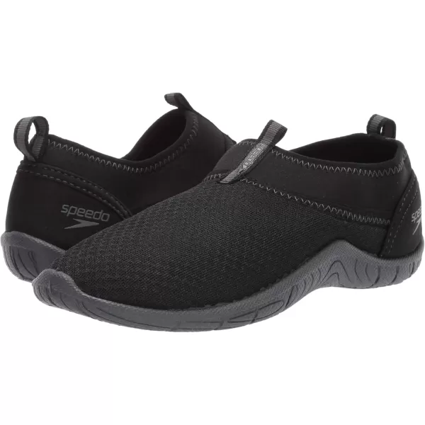 Speedo girls Unisexkid Water Shoe Tidal Cruiser ToddlerBlackDark Gull Grey