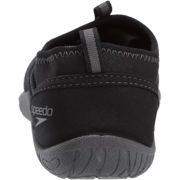 Speedo girls Unisexkid Water Shoe Tidal Cruiser ToddlerBlackDark Gull Grey