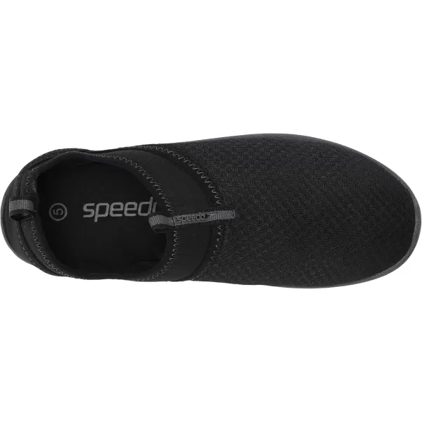 Speedo girls Unisexkid Water Shoe Tidal Cruiser ToddlerBlackDark Gull Grey