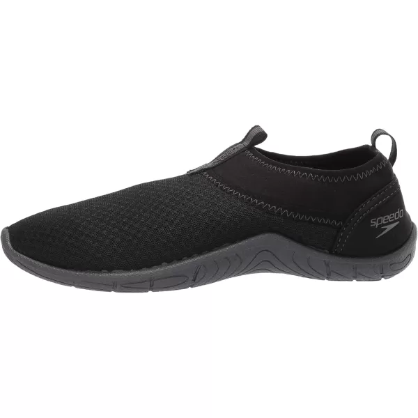 Speedo girls Unisexkid Water Shoe Tidal Cruiser ToddlerBlackDark Gull Grey