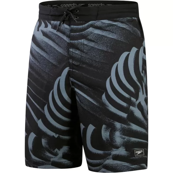 Mens Swim Trunk Knee Length Boardshort Bondi Printed20 Foundation Alley