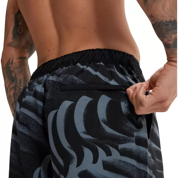 Mens Swim Trunk Knee Length Boardshort Bondi Printed20 Foundation Alley