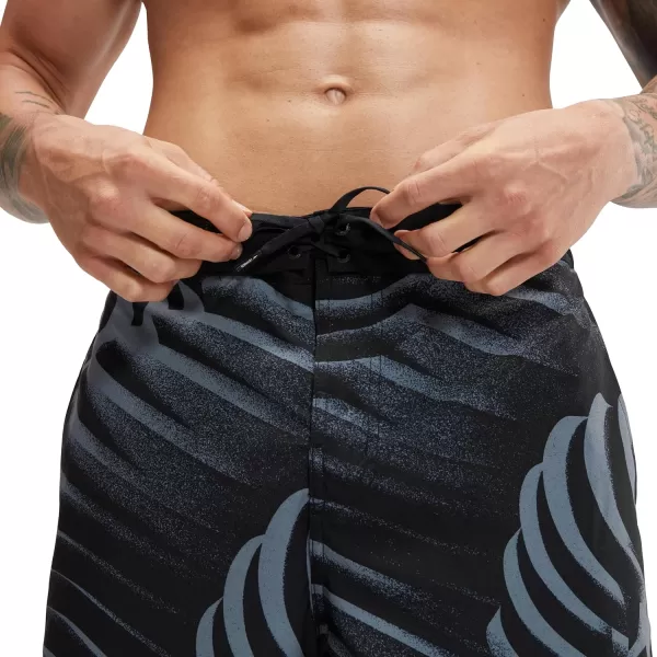 Mens Swim Trunk Knee Length Boardshort Bondi Printed20 Foundation Alley