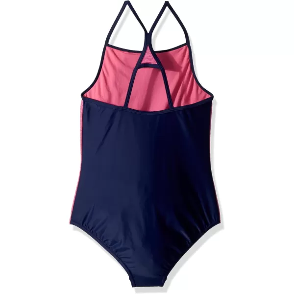 Speedo Girls Swimsuit One Piece Thin StrapsHeather Blue Harmony