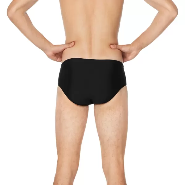 Speedo Mens Standard Swimsuit Brief Endurance Solid AdultSpeedo Black