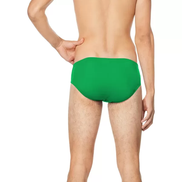 Speedo Mens Standard Swimsuit Brief Endurance Solid AdultTeam Bright Green