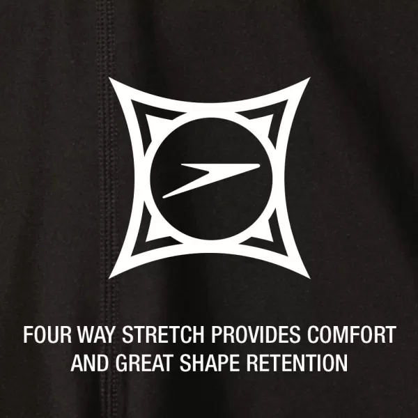 Speedo Mens Standard Swimsuit Jammer Endurance Splice Team ColorsMaroonBlack Spark