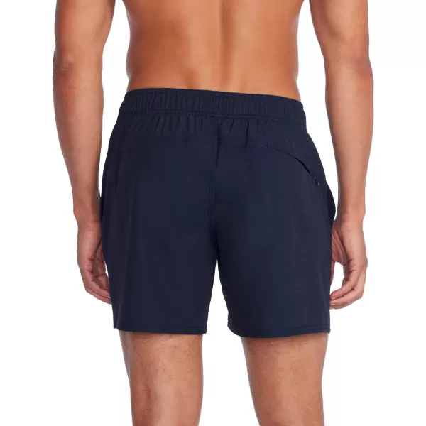 Speedo Mens Swim Trunk Knee Length Volley Comfort Liner Solid16 Peacoat 2024