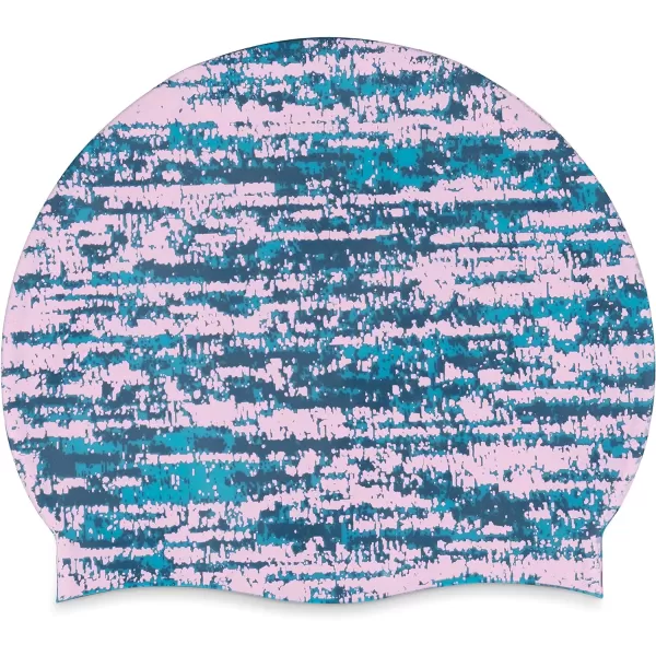 Speedo Swim Cap SiliconeElastomericRemix Enamel Blue