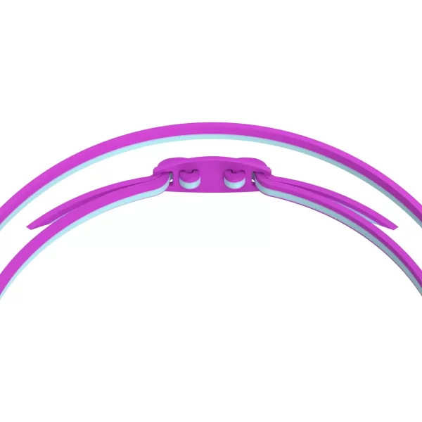 Speedo UnisexChild Swim Goggles Vanquisher 20 JuniorMirrored Marine BlueDive PurplePink GlowSilver