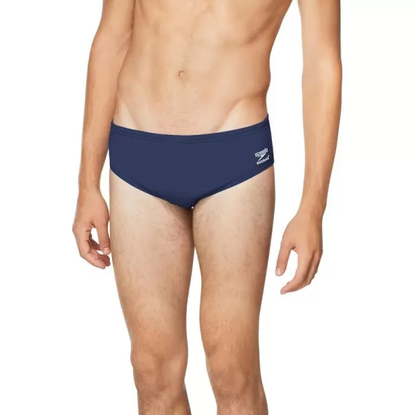 Speedo Mens Standard Swimsuit Brief Endurance Solid AdultTeam Navy