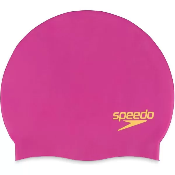 Speedo Swim Cap SiliconeElastomericFestival Fuchsia