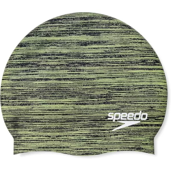 Speedo Swim Cap SiliconeElastomericRemix Lime Punch