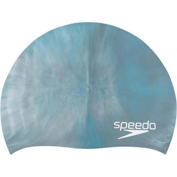 Speedo Swim Cap SiliconeElastomericTieDye Grey