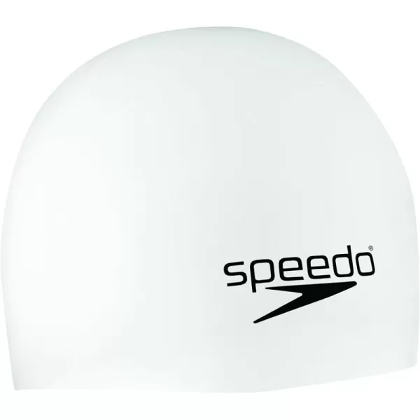 Speedo Swim Cap SiliconeElastomericWhite