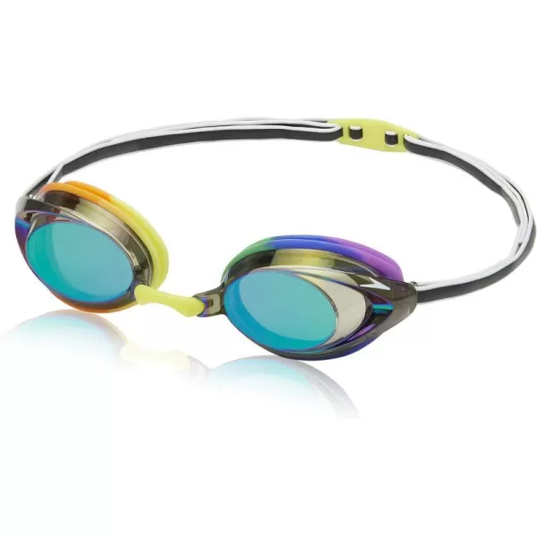 Speedo UnisexChild Swim Goggles Vanquisher 20 JuniorRainbow Mirrored