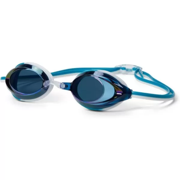 Speedo UnisexChild Swim Goggles Vanquisher 20 JuniorWhite EnamelCob Emrld