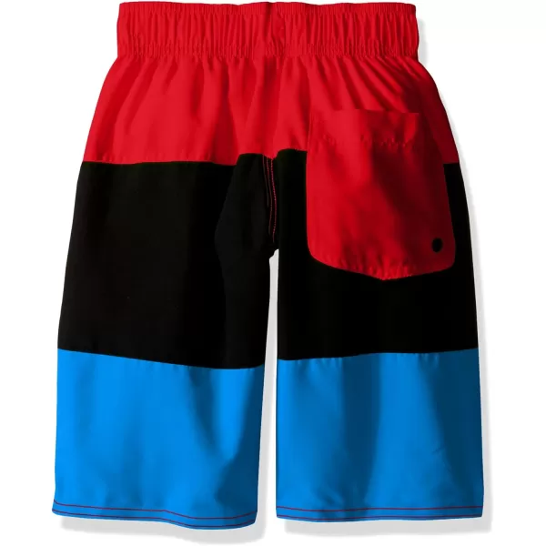 Speedo Boys Swim Trunk Knee Length Blocked VolleyDiscontinuedAtomic Red