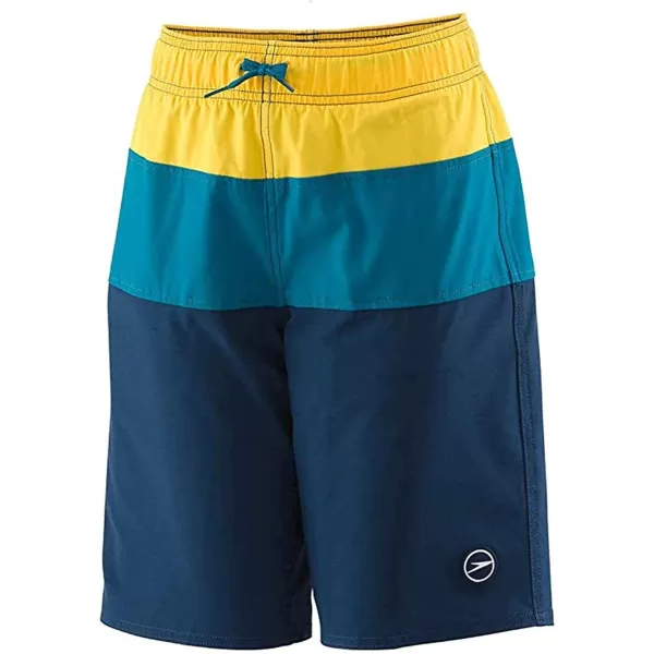 Speedo Boys Swim Trunk Knee Length Blocked VolleyDiscontinuedInsignia Blue