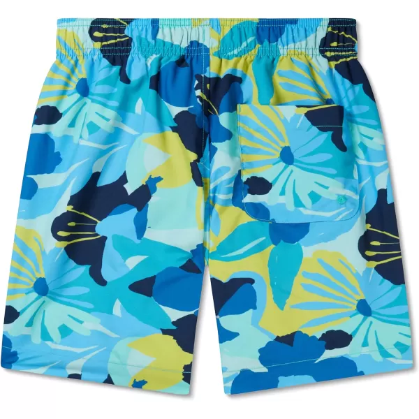Speedo Boys Swim Trunk Mid Length Redondo PrintedAqua Burst