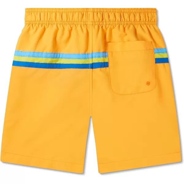 Speedo Boys Swim Trunk Mid Length Redondo PrintedHorizontal Mandarin Peel