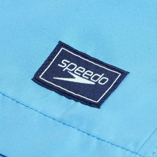 Speedo Boys Swim Trunk Mid Length Redondo PrintedHorizontal Tranquil Blue