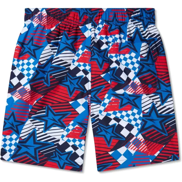 Speedo Boys Swim Trunk Mid Length Redondo PrintedRally Time