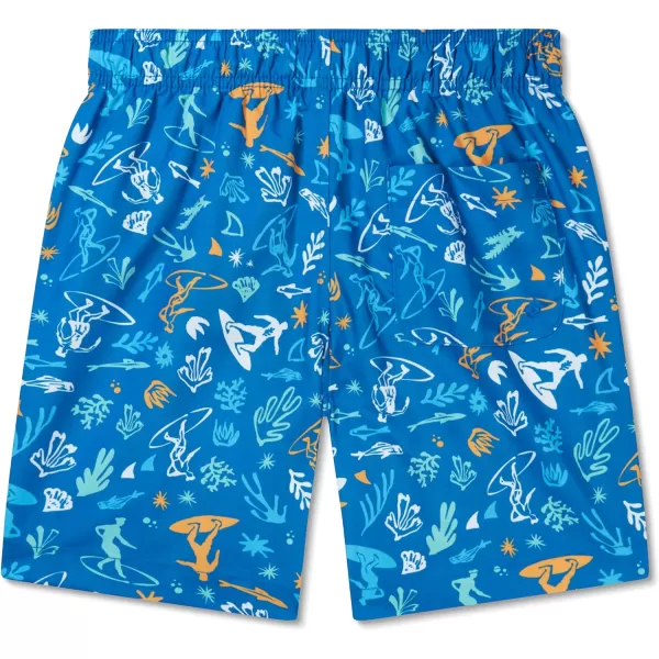 Speedo Boys Swim Trunk Mid Length Redondo PrintedSurf Cut Out