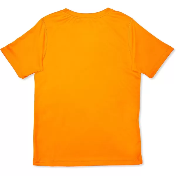 Speedo Boys Uv Swim Shirt Short Sleeve Tee GraphicVibrant Orange