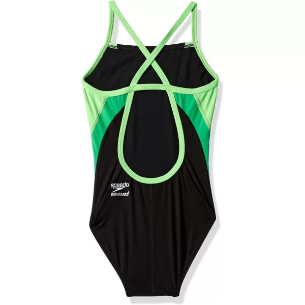Speedo Girls 8191408BlackGreen