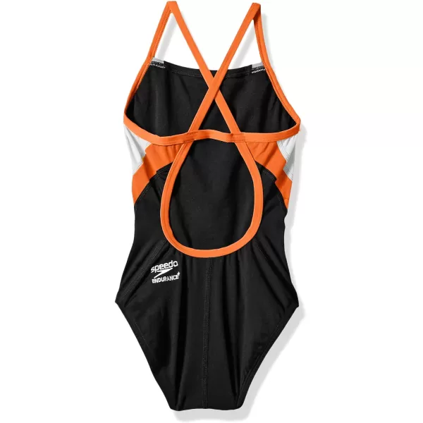 Speedo Girls 8191408BlackOrange