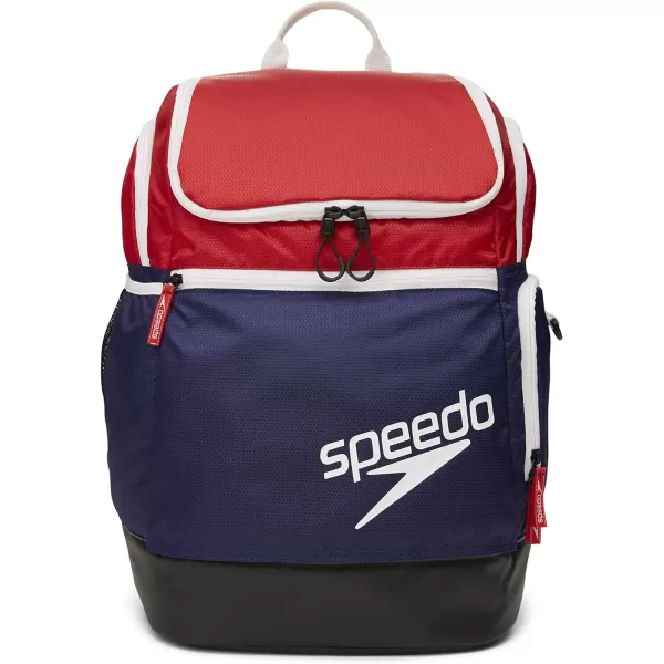 Speedo Large Teamster Backpack 35literRedWhiteBlue 20