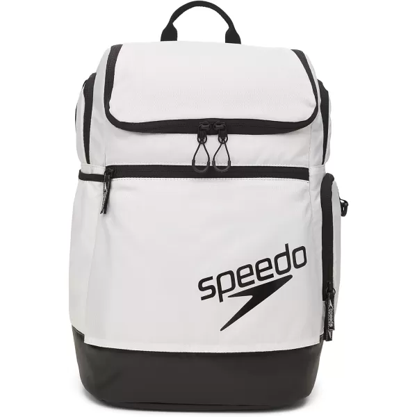 Speedo Large Teamster Backpack 35literWhiteBlack 20