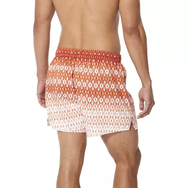 Speedo Mens Swim Trunk Short Length Redondo PrintedDawn Glow