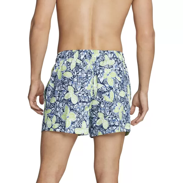 Speedo Mens Swim Trunk Short Length Redondo PrintedSafety Yellow