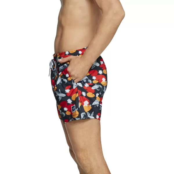 Speedo Mens Swim Trunk Short Length Redondo PrintedSpeedo Red
