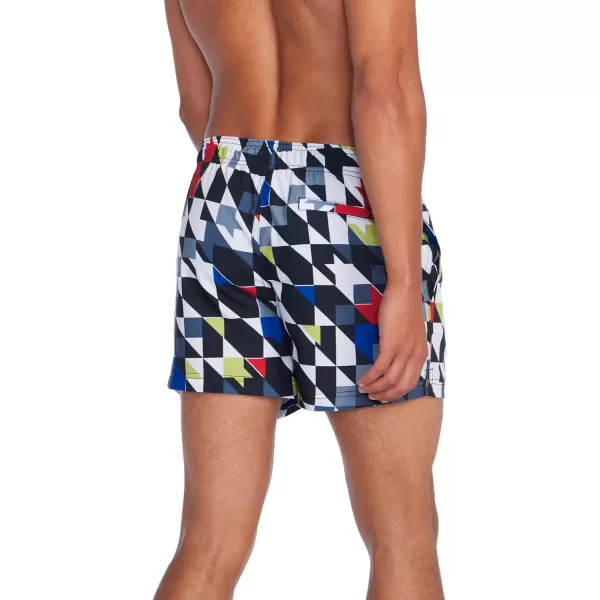 Speedo Mens Swim Trunk Short Length Redondo StripedCafe Check