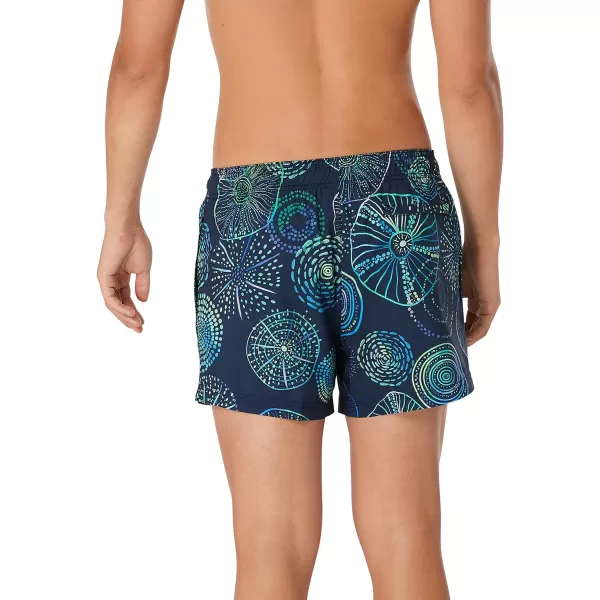 Speedo Mens Swim Trunk Short Length Redondo StripedPlankton World